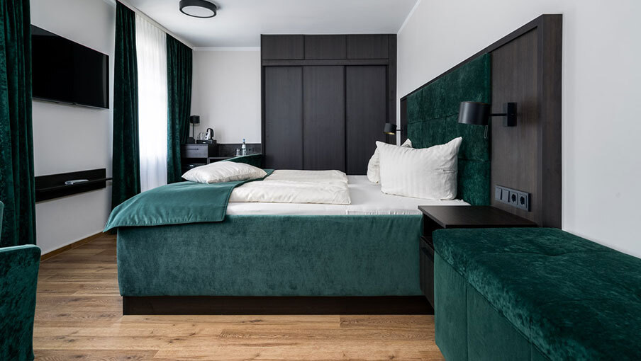 Urlaub an der Müritz in modernen Hotelzimmern Moderne Hotelzimmer im Seehotel Ecktannen