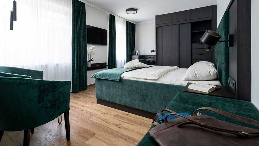 Urlaub an der Müritz in modernen Hotelzimmern Moderne Hotelzimmer im Seehotel Ecktannen