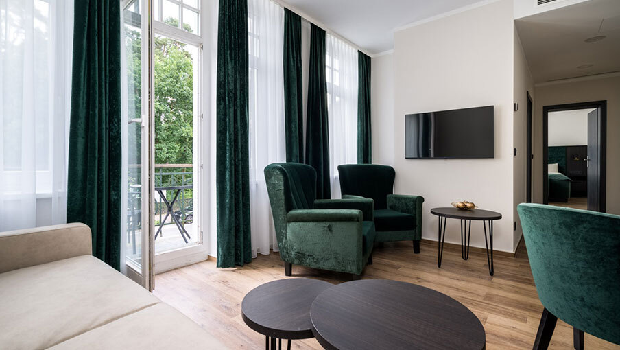 Urlaub an der Müritz in modernen Hotelzimmern Moderne Hotelzimmer im Seehotel Ecktannen