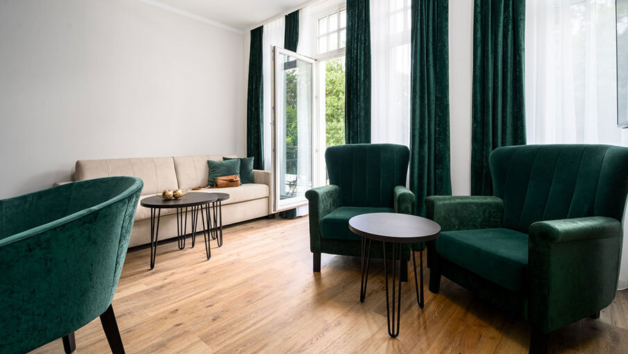 Urlaub an der Müritz in modernen Hotelzimmern Moderne Hotelzimmer im Seehotel Ecktannen